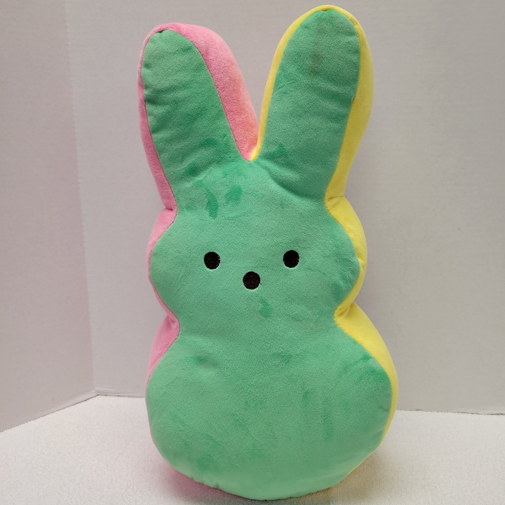 Just Play Peeps ColorBlock 17" Bunny Plush